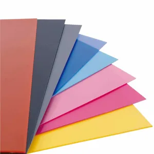 Feuille plastique en polypropylène pp colorée pour emballage et impression, taille personnalisée, épaisseur de 0.3mm 0.4mm 0.8mm 1mm