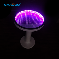 Meuble barre interactif, 1 pc, avec éclairage 3d, led, table basse, meuble