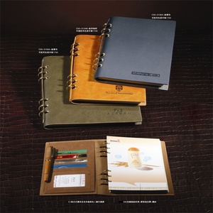 Promotionnel A4 A5 A6 A7colorful PU couverture rigide planificateur <span class=keywords><strong>journal</strong></span> kraft portable - Product Image 3