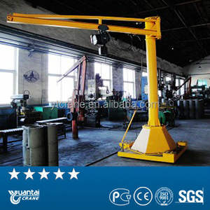 เครนติดตั้งบนพื้นแบบหมุนได้ 360 องศา พร้อมขาตั้งแบบเสาและเครนจิ๊บขนาดเล็ก - Product Image 4