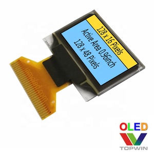 0,96 zoll 0,96 ''0,96 inch 128x64 dots dual farben 30 pin oled display VG-2864KMBEG01 2864HMBEG01internal DC/ DC innen - Product Image 5