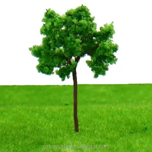 模型规模树的火车布局/小金属树/规模微型模型绿树