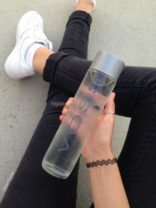 375มิลลิลิตร <span class=keywords><strong>Voss</strong></span> ขวดน้ำขวดแก้วสำหรับน้ำผลไม้และน้ำที่มีสกรูฝาพลาสติก - Product Image 6