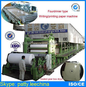 3200 mm newsprinting paper machine, Capacity: 45 ton/days, raw material: the paper scraps, stalk, Virgin pulp - Product Image 6