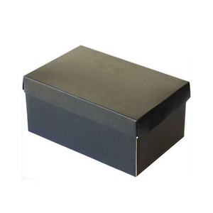 Caja de zapatos de cartón corrugado reciclable personalizada, papel recubierto con impresión en relieve y laminación mate - Product Image 5