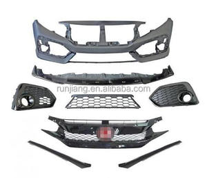 Offre Spéciale!! Kit de carrosserie avant pour <span class=keywords><strong>Honda</strong></span> <span class=keywords><strong>Civic</strong></span>, 10ème génération, avec Grille de Type R et pare-chocs avant <span class=keywords><strong>SI</strong></span> - Product Image 1
