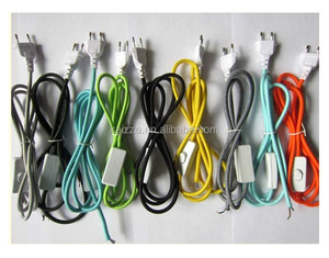 Dệt Vải Gia Đình/Dây Vải Dây Set Với Cắm/Cáp Điện Cắm Set - Product Image 1