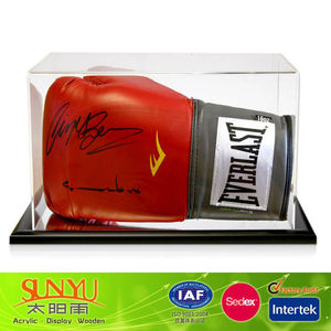 new clear acrylic gant de <span class=keywords><strong>boxe</strong></span> vitrine dans les magasins - Product Image 1