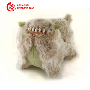 Factory Customization Creative Khaki Plush <strong>Bat</strong> <strong>Toy</strong> Personality Fierce Cartoon Animal Doll Embroidered Polyester Filled Monster