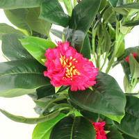 Arbre de fleurs de camélia artificielles 120cm 5699