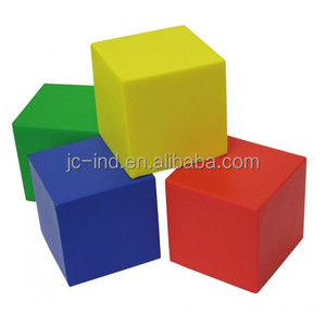 Da 17x17 Ottoman Cube mềm bọt Cube ghế khối lập phương không thấm nước - Product Image 2