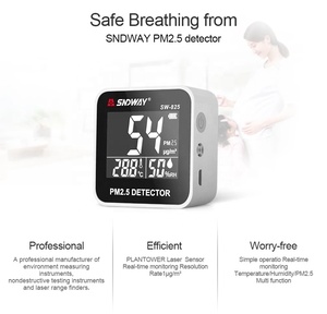 Máquina de teste de poluição, monitor de ar pm2.5, detector de ar pm 2.5 sndway SW-825 - Product Image 6
