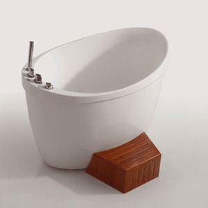 Hs-b1801t <span class=keywords><strong>bas</strong></span> prix autoportante petite baignoire 120 cm pour petit espace - Product Image 3