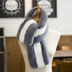 Écharpe épaissie Automne et hiver Écharpe <span class=keywords><strong>en</strong></span> <span class=keywords><strong>fourrure</strong></span> chaude Écharpe à imprimé léopard <span class=keywords><strong>en</strong></span> <span class=keywords><strong>fourrure</strong></span> de lapin pour femme - Product Image 6