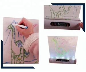 LED lueur magique <span class=keywords><strong>3d</strong></span> planche à dessin avec des lunettes - Product Image 4