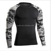 NEU Compression Fitness Herren T-Shirts Trainings kleidung Camouflage Bodybuilding Gym Wear