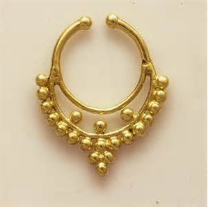 unique en laiton <span class=keywords><strong>cloison</strong></span> pour non percées anneau dans le <span class=keywords><strong>nez</strong></span> septum faux bijoux <span class=keywords><strong>de</strong></span> corps bijoux - Product Image 1