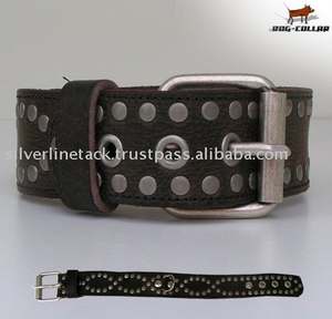 Colliers de chien élégants à la mode Motif solide Décoration en cuir et rubans Laisses élégantes pour animaux de compagnie - Product Image 2