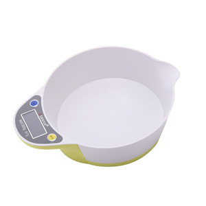 OEM 5KG/1G Pantalla LCD Digital Verde Electrónica Cocina Comida <span class=keywords><strong>Dieta</strong></span> Escala Postal Herramienta de peso con bandeja - Product Image 2
