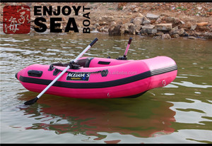 Petit <span class=keywords><strong>bateau</strong></span> de pêche <span class=keywords><strong>gonflable</strong></span> en PVC <span class=keywords><strong>rose</strong></span>, pour 1 personne, fait à la main, vente en gros, - Product Image 2