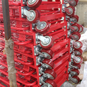 <span class=keywords><strong>3</strong></span> sisi logistik roll kontainer lipat tangan troli logam pallet kandang - Product Image 2