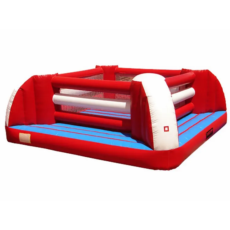 Mejor Precio inflable boxeo anillo Casa de rebote inflable lucha anillo lucha de boxeo para niños