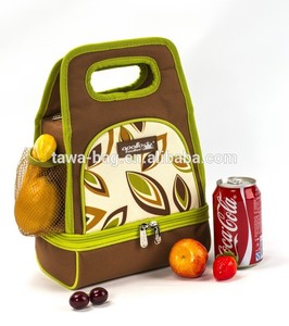 Hot sell dual compartment insulated <span class=keywords><strong>lunch</strong></span> bag for adult - Product Image 1