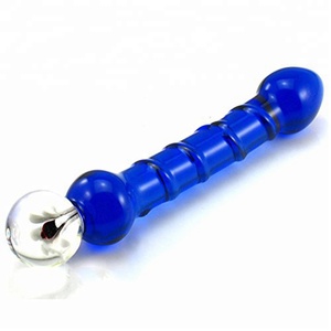 Bleu Verre <span class=keywords><strong>Anal</strong></span> Plug <span class=keywords><strong>Cristal</strong></span> <span class=keywords><strong>Anal</strong></span> Jouets Butt Plug Anus Masturbation Sex-Shop - Product Image 2