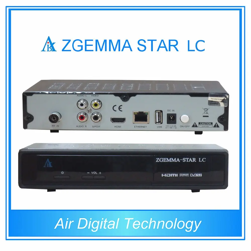 Oficial software apoyado Zgemma estrella LC FTA receptor de Cable Linux OS Enigma2 con nuevo y actualizado DVB-C un sintonizador
