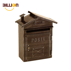 Buen material hierro forjado <span class=keywords><strong>antiguo</strong></span> buzón - Product Image 2