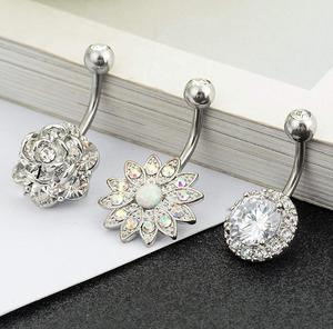 Vendita calda Set 8 pezzi 14G in acciaio inox ciondolo anelli <span class=keywords><strong>per</strong></span> <span class=keywords><strong>ombelico</strong></span> 316L <span class=keywords><strong>Piercing</strong></span> ad <span class=keywords><strong>anello</strong></span> <span class=keywords><strong>per</strong></span> donne ragazze Sexy <span class=keywords><strong>per</strong></span> matrimoni del corpo - Product Image 3