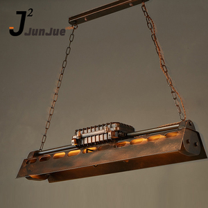 Retro Sắt E27 Pendant Lights Vintage Hình Chữ Nhật Trang Trí <span class=keywords><strong>Chandelier</strong></span> - Product Image 3