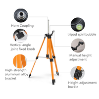 Niveau laser vert à 5 lignes Niveau laser croisé à nivellement automatique rotatif à 360 degrés avec longue durée de vie