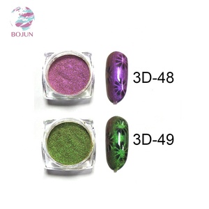 Fabrication de pigments magnétiques 3D effet œil de chat, pigments à effet 3D, matériaux pour l'art des ongles DIY, fabricants d'art miroir - Product Image 3