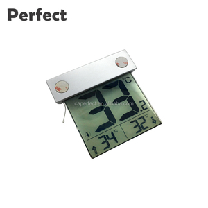 Iphone a comprar agora grande tela lcd <span class=keywords><strong>digital</strong></span> janela do jardim solar termômetro higrômetro doméstico - Product Image 5