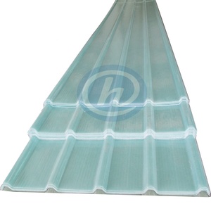 Toiture translucide FRP feuille de plastique de serre de toit en verre - Product Image 4