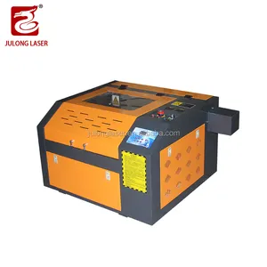 Plotter de pista de aleación de aluminio, 4030, 40W, JULONG, máquina de grabado láser, sello de goma