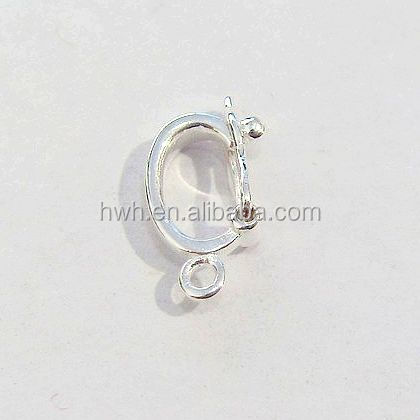 H956/M 925 Solid Silver Pendant Bail Clasp Clip Findings