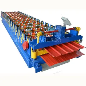 Volledig Automatische Metalen Staal Kleine Golven Dakplaat Roll Forming Machine Gemaakt In China