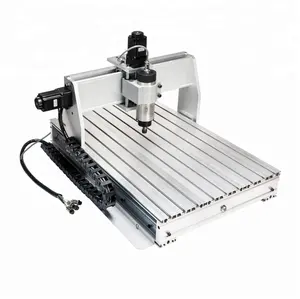 Mini fresadora de corte de metal con 3 ejes, máquina de grabado CNC de 2,2 kW de potencia, 6040