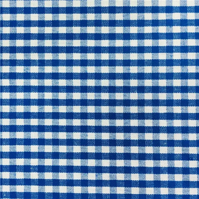 TC 80/20 check fabric polyester cotton fabric for men shirt