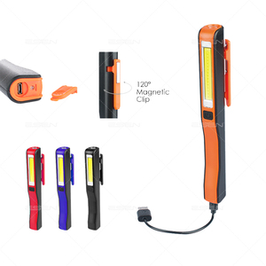 <span class=keywords><strong>Lampe</strong></span> COB Portable à lumière LED, <span class=keywords><strong>Rechargeable</strong></span> par USB, avec pince magnétique, <span class=keywords><strong>lampe</strong></span> torche à main, idéal pour le travail - Product Image 1