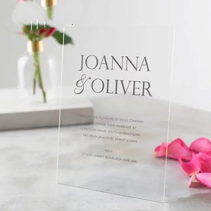 Couleur personnalisée acrylique <span class=keywords><strong>carte</strong></span> <span class=keywords><strong>d</strong></span>'<span class=keywords><strong>invitation</strong></span> de mariage pour la <span class=keywords><strong>d</strong></span>écoration de mariage imprimé acrylique <span class=keywords><strong>carte</strong></span> <span class=keywords><strong>d</strong></span>'<span class=keywords><strong>invitation</strong></span> de fête de mariage - Product Image 2