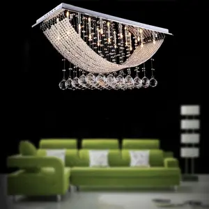 NS-120244 Lampu Langit-langit Dalam Ruangan Kristal, Desain Mewah Furnitur Rumah Baru 2016