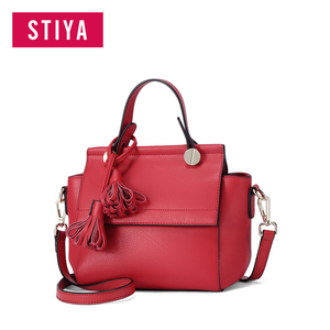 Nuevo rosa borlas Zen embrague alas vaca cuero pequeño bolso Tote Bolso - Product Image 1
