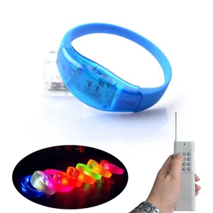 Led Wristband Suppliers Wholesale led remote wristband Radio Controlled Led Wristbands