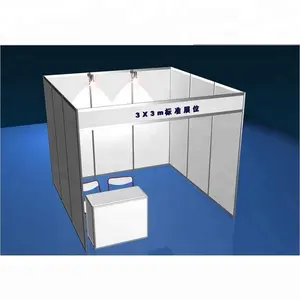 중국 공급자 3m x 3m 무역 박람회 부스, 전시를 위한 포탄 계획 전람 대