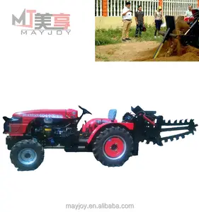 Penggunaan pertanian dan konstruksi penggali parit mini traktor gali