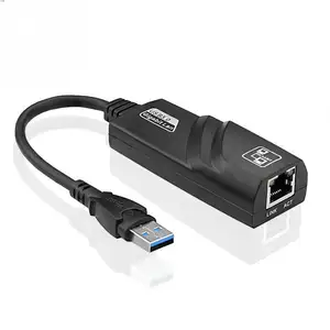 Adaptador de red USB 3,0 a Ethernet RJ45 Lan Gigabit adaptador para 10/100/1000 Mbps