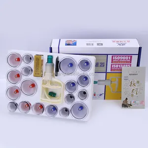 Ventouses/hijama kit 18 Tasses avec ventouses Magnétiques massage E18-1